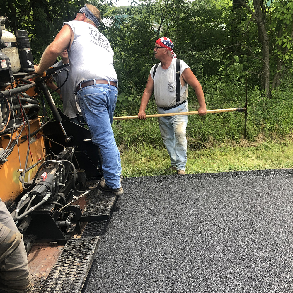 Harvey Paving completed asphalt project